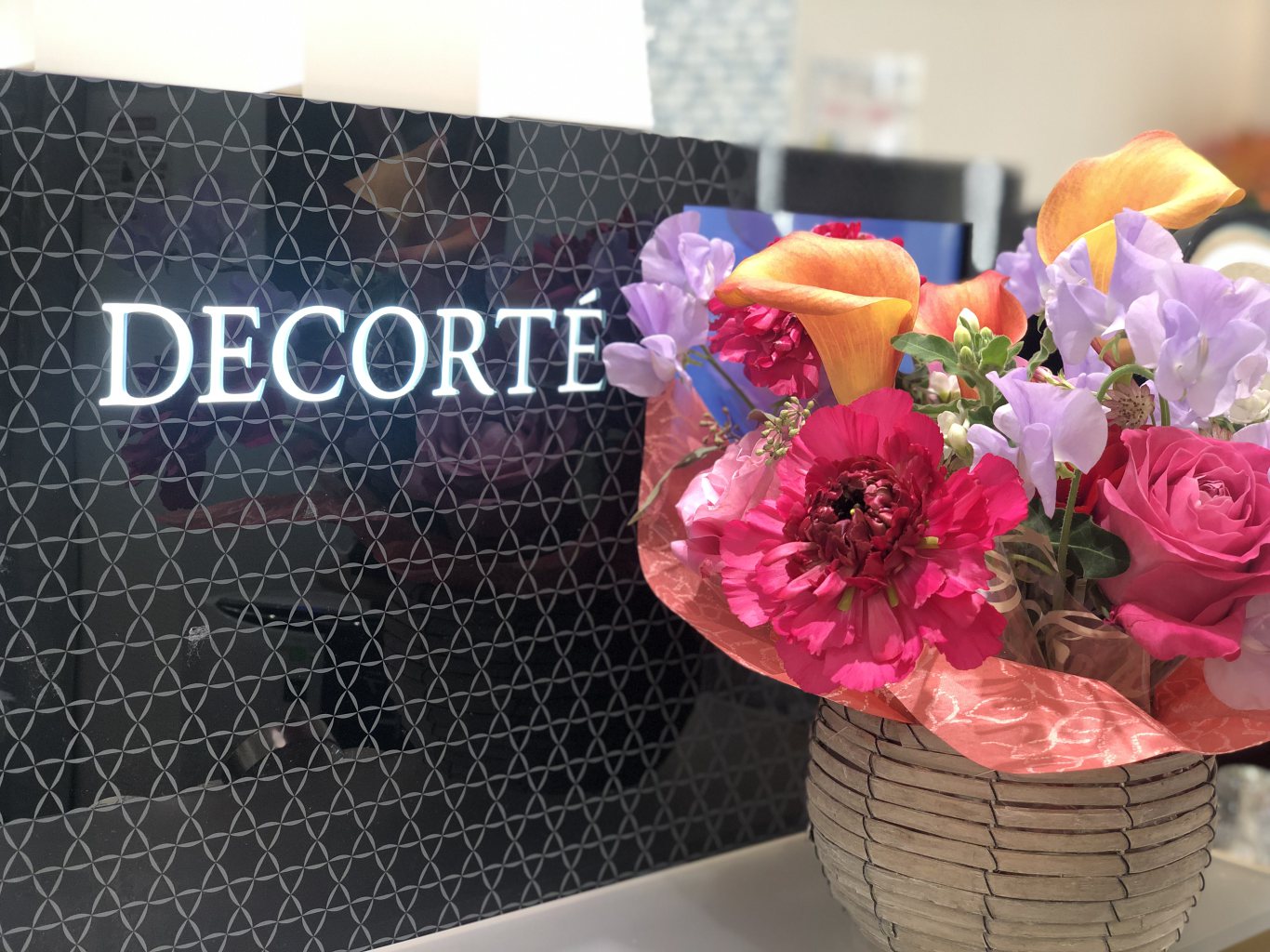 DECORTEと花